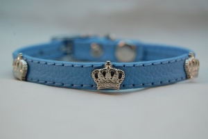Lederhalsband 1 cm breit für kleine Hunde