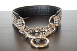 Halsband Leder mit Zugstop