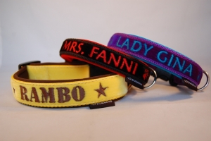 Halsband FLAUSCHI bestickt