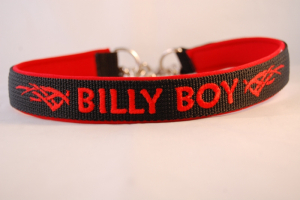 Zugstop Ketten Halsband bestickt