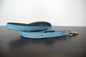 Leder Schlaufenleine mit Bestickung